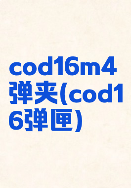 cod16m4弹夹(cod16弹匣)