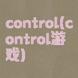 control(control游戏)