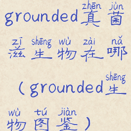 grounded真菌滋生物在哪(grounded生物图鉴)