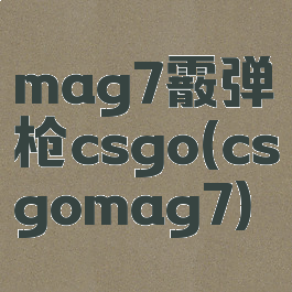 mag7霰弹枪csgo(csgomag7)