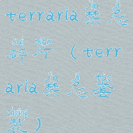 terraria禁忌碎片(terraria禁忌套装)