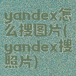 yandex怎么搜图片(yandex搜照片)